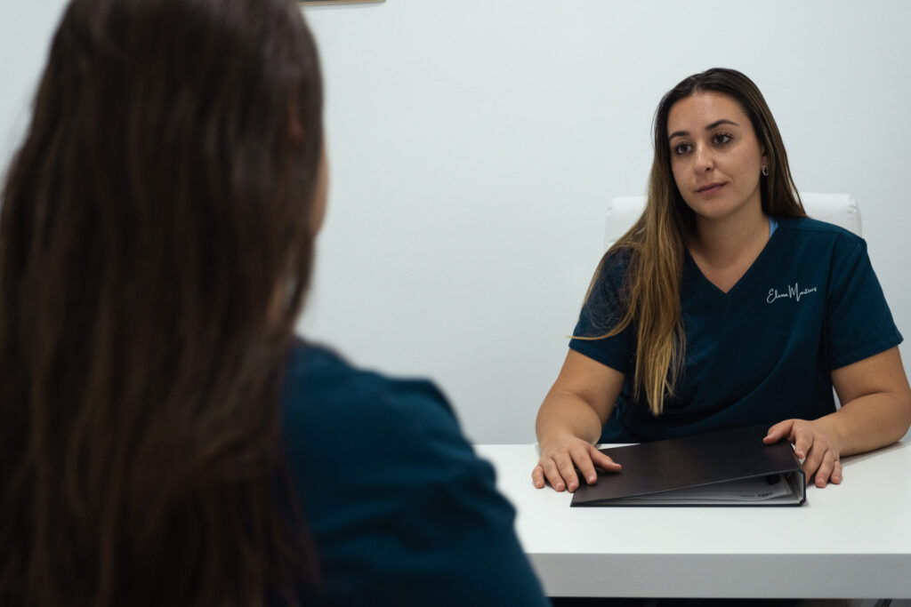 Consulta de fisioterapia de suelo pélvico en Clínica Restaura, Villalbilla